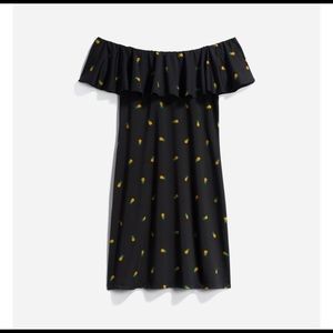 Pineapple off the shoulder dress